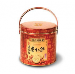 CHOI HEUNG YUEN BAKERY ALMOND COOKIES (TIN)  400G|咀香园杏仁饼（铁罐庄）400G